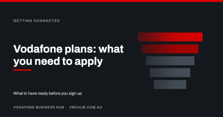 Vodafone plans: what you need to apply — Vodafone Business Hub